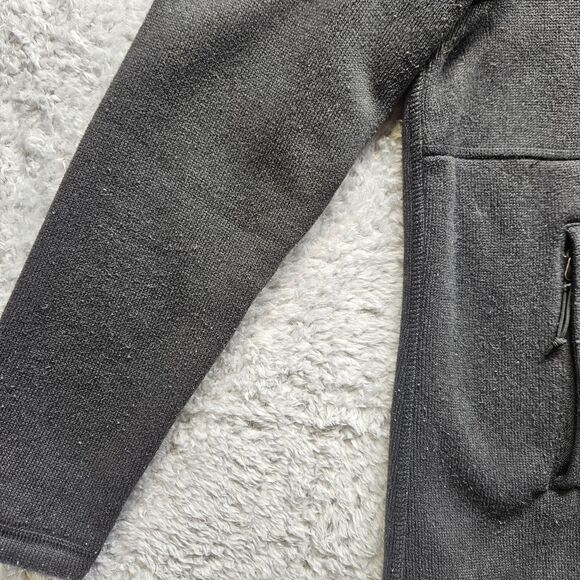 The North Face Womens Black Full Zip Jacket Size Large Fleece Lined - Picture 5 of 11